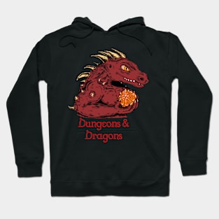 Ancient Dragon on a Roll Hoodie